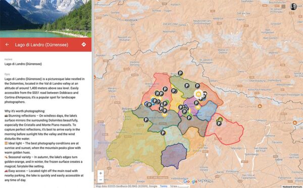 DOLOMITES Map for Photographers. Guide to the best photo spots! - Image 4