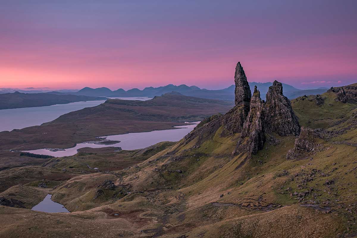 the old man of storr map